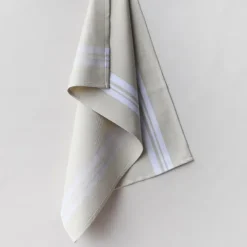 Maison Jean-Vier Torchon de cuisine Blanc