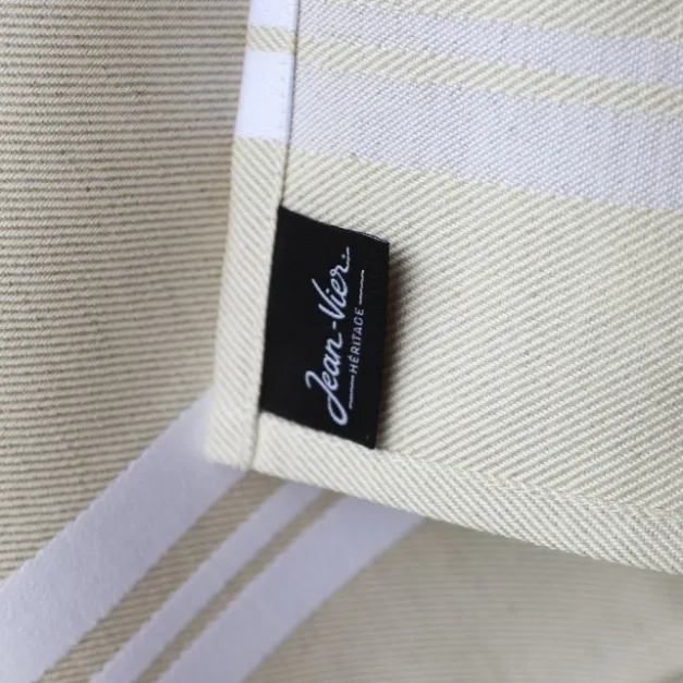 Maison Jean-Vier Torchon de cuisine Blanc