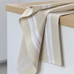 Maison Jean-Vier Torchon de cuisine Blanc