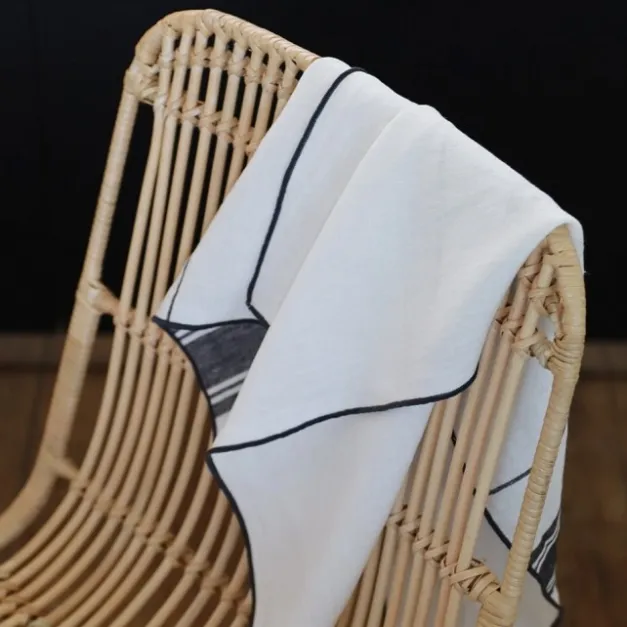 Maison Jean-Vier Torchon de cuisine Blanc