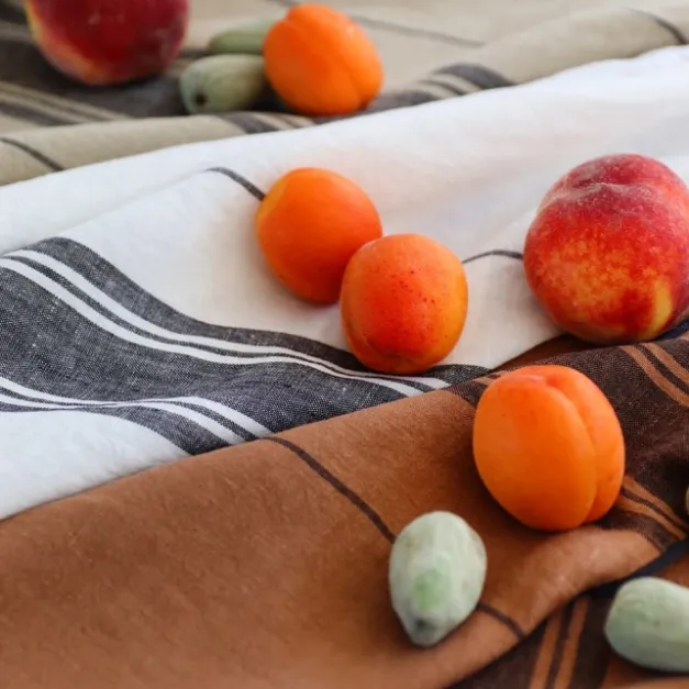 Maison Jean-Vier Torchon de cuisine Blanc