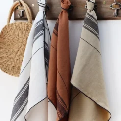 Maison Jean-Vier Torchon de cuisine Blanc