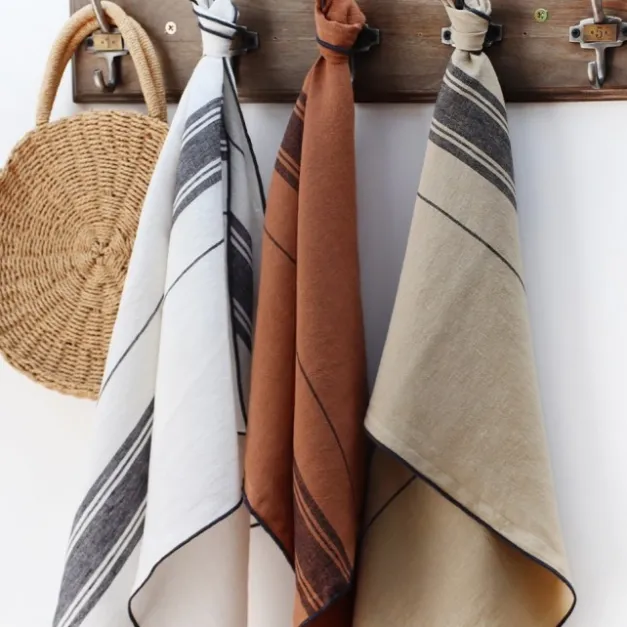 Maison Jean-Vier Torchon de cuisine Blanc