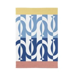 Maison Jean-Vier Torchon de cuisine Bleu