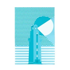 Maison Jean-Vier Torchon de cuisine Bleu