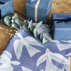 Maison Jean-Vier Torchon de cuisine Bleu