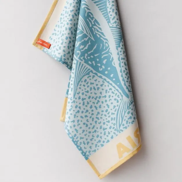 Maison Jean-Vier Torchon de cuisine Bleu