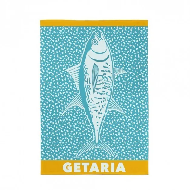 Maison Jean-Vier Torchon de cuisine Bleu