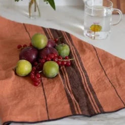 Maison Jean-Vier Torchon de cuisine Rouge