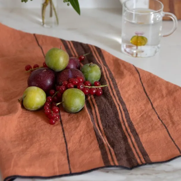 Maison Jean-Vier Torchon de cuisine Rouge