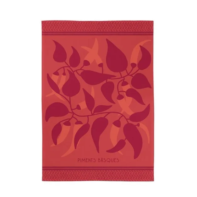 Maison Jean-Vier Torchon de cuisine Rouge