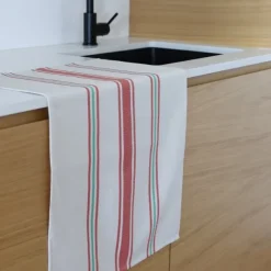 Maison Jean-Vier Torchon de cuisine Rouge