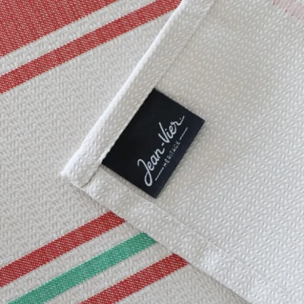 Maison Jean-Vier Torchon de cuisine Rouge