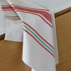 Maison Jean-Vier Torchon de cuisine Rouge