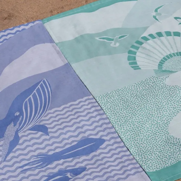 Maison Jean-Vier Torchon de cuisine Vert