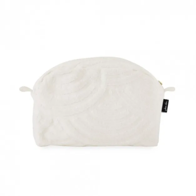 Maison Jean-Vier Trousse de toilette basque Blanc