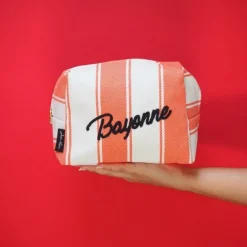 Maison Jean-Vier Trousse de toilette basque Orange